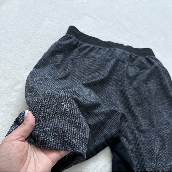 Lululemon Men's T.H.E. Short Linerless Gridiron Starlight Black M - Picture 12 of 15